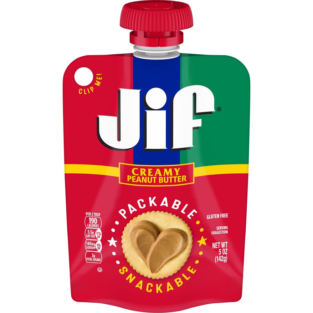 Portable Squeeze Creamy Peanut Butter