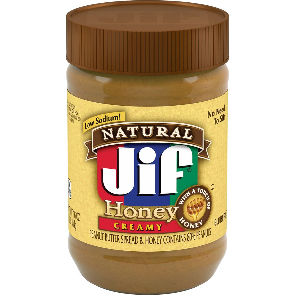 Natural Creamy Peanut Butter with Honey