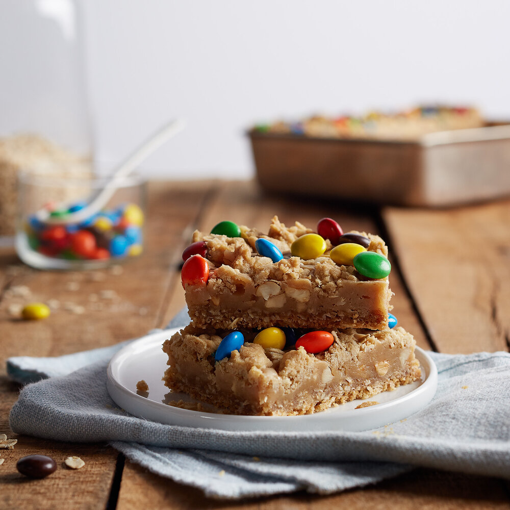 Chewy Peanut Butter Oatmeal Bars-image