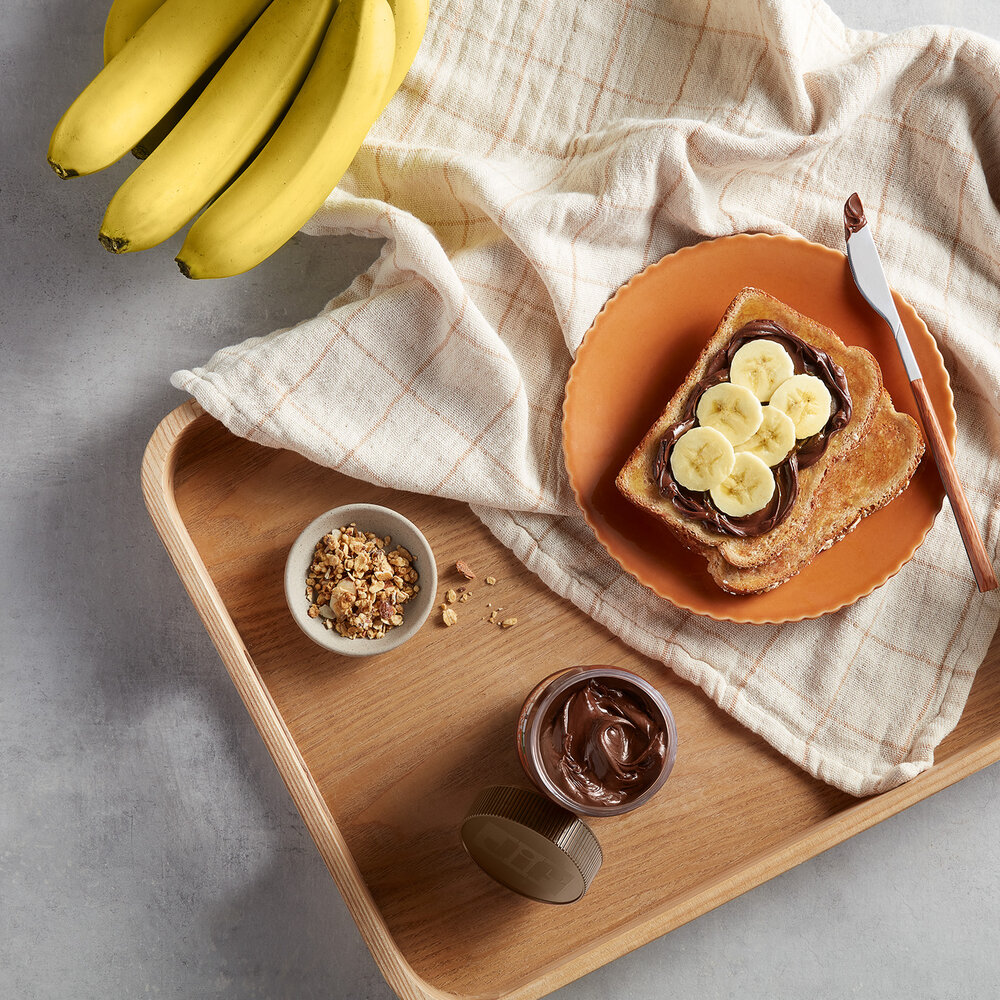 Peanut Butter & Chocolate Banana Toast