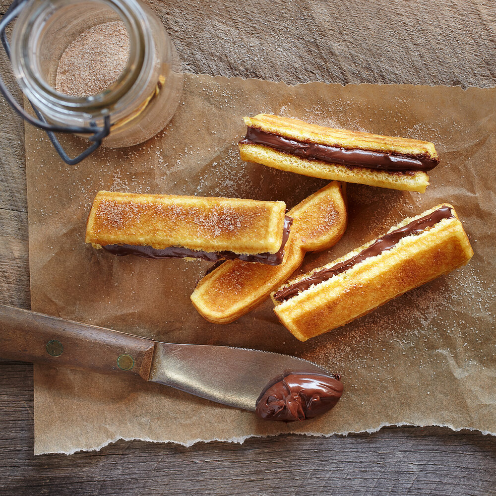 Peanut Butter & Chocolate French Toast Sticks