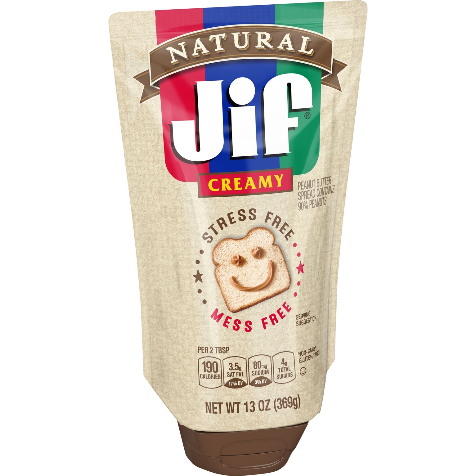 Natural Squeeze Creamy Peanut Butter Spread