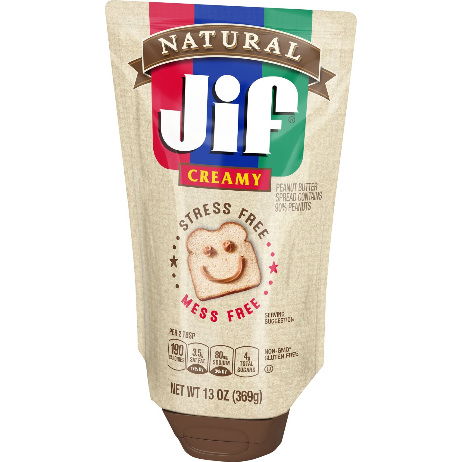 Natural Squeeze Creamy Peanut Butter Spread
