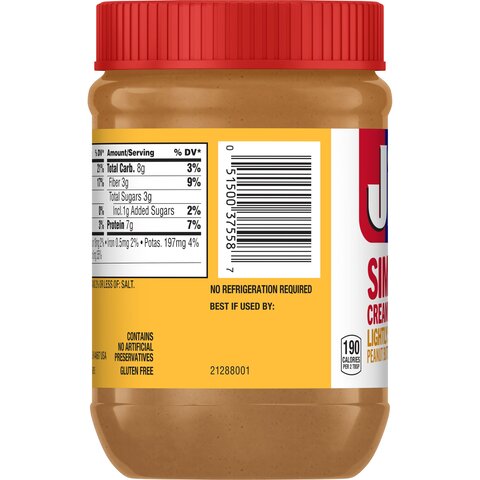 Creamy Peanut Butter | Jif Simply™