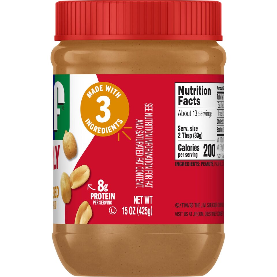 Creamy Peanut Butter Spread with Three Ingredients | Jif® Simply