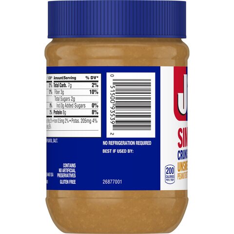 Crunchy Peanut Butter Spread with Three Ingredients | Jif Simply™