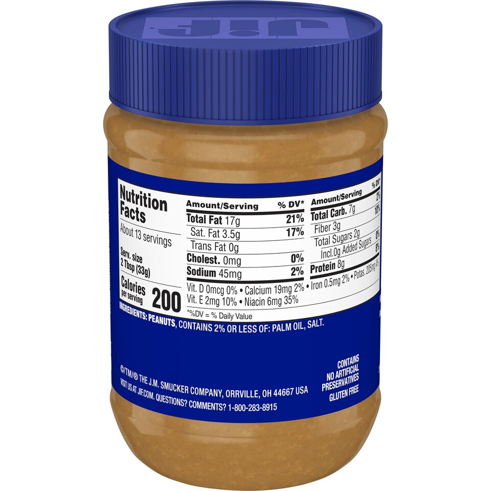 Crunchy Peanut Butter Spread with Three Ingredients | Jif Simply™